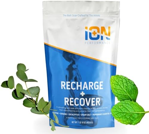 iON Creatine Recharge: Advanced Athlete Bath Soak for Sustained Performance & Rapid Recovery | Featuring Creatine for Optimized Muscle Priming